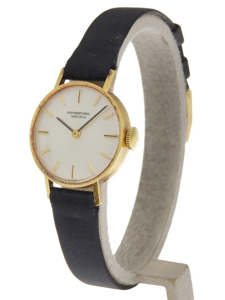 Iwc Watches Vintage Cal41 Silverdial K18 Yellow GoldLeather Hand Winding
